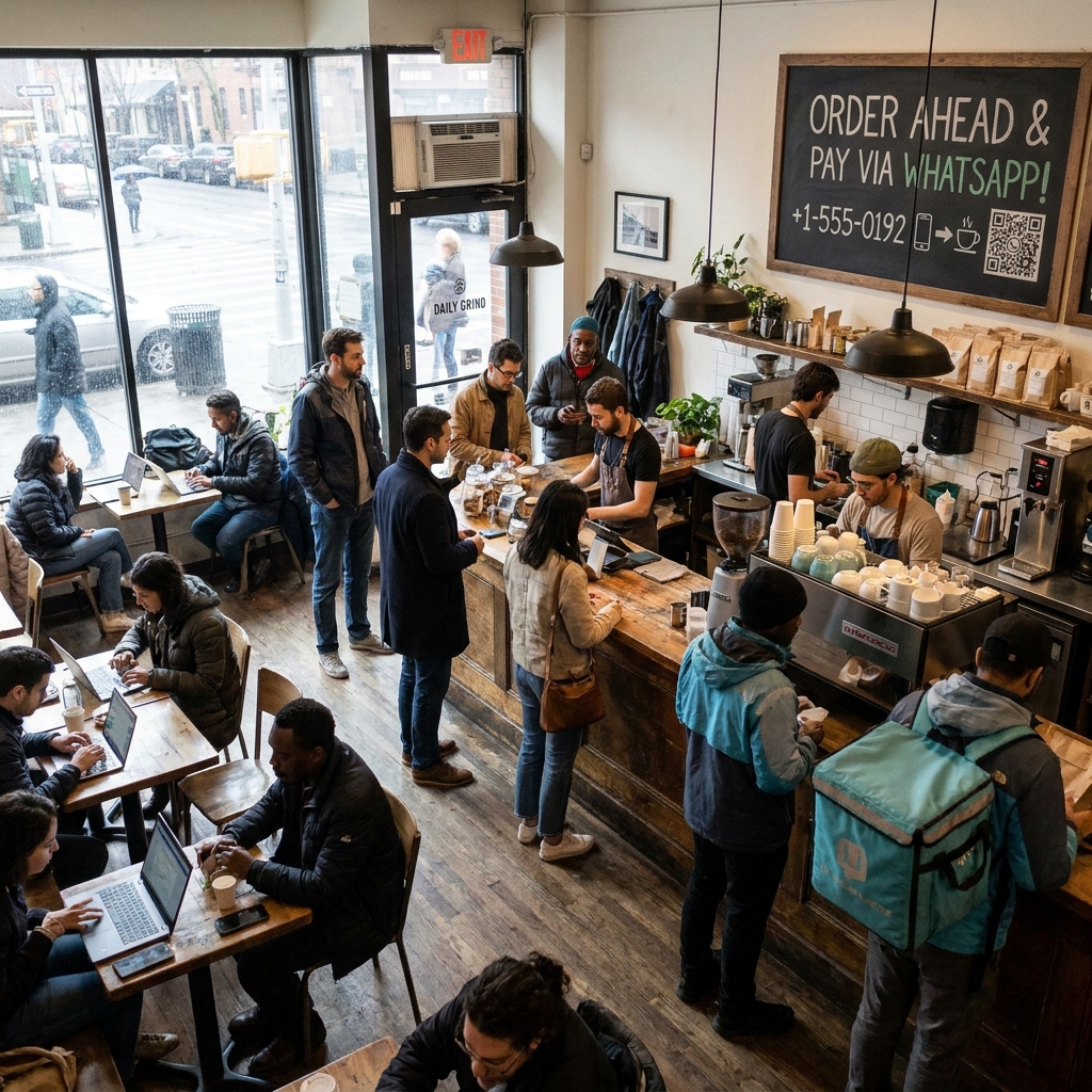 Busy Neighborhood Cafes